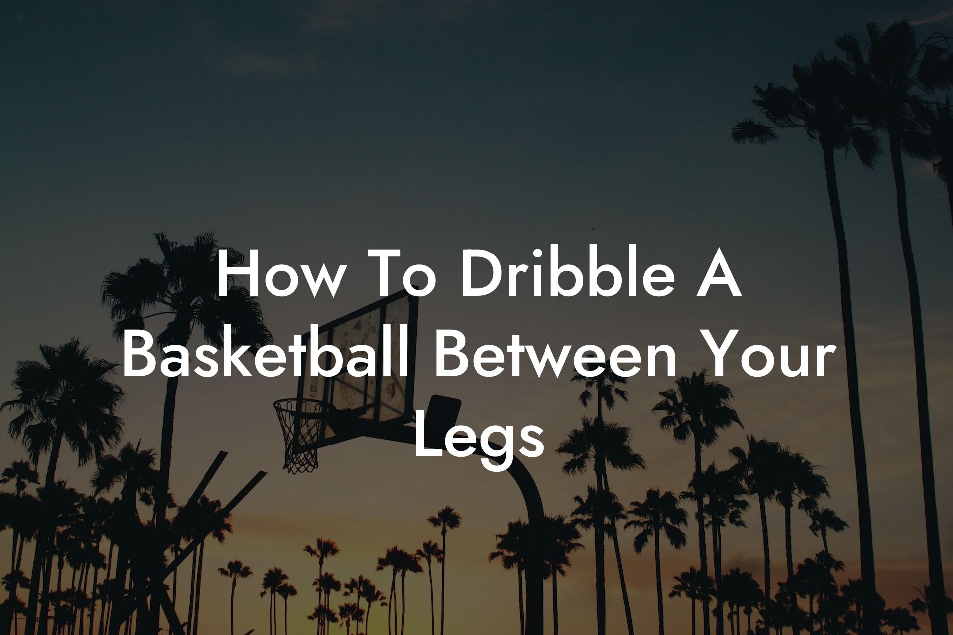 How To Dribble A Basketball Between Your Legs Coach Alex Basketball