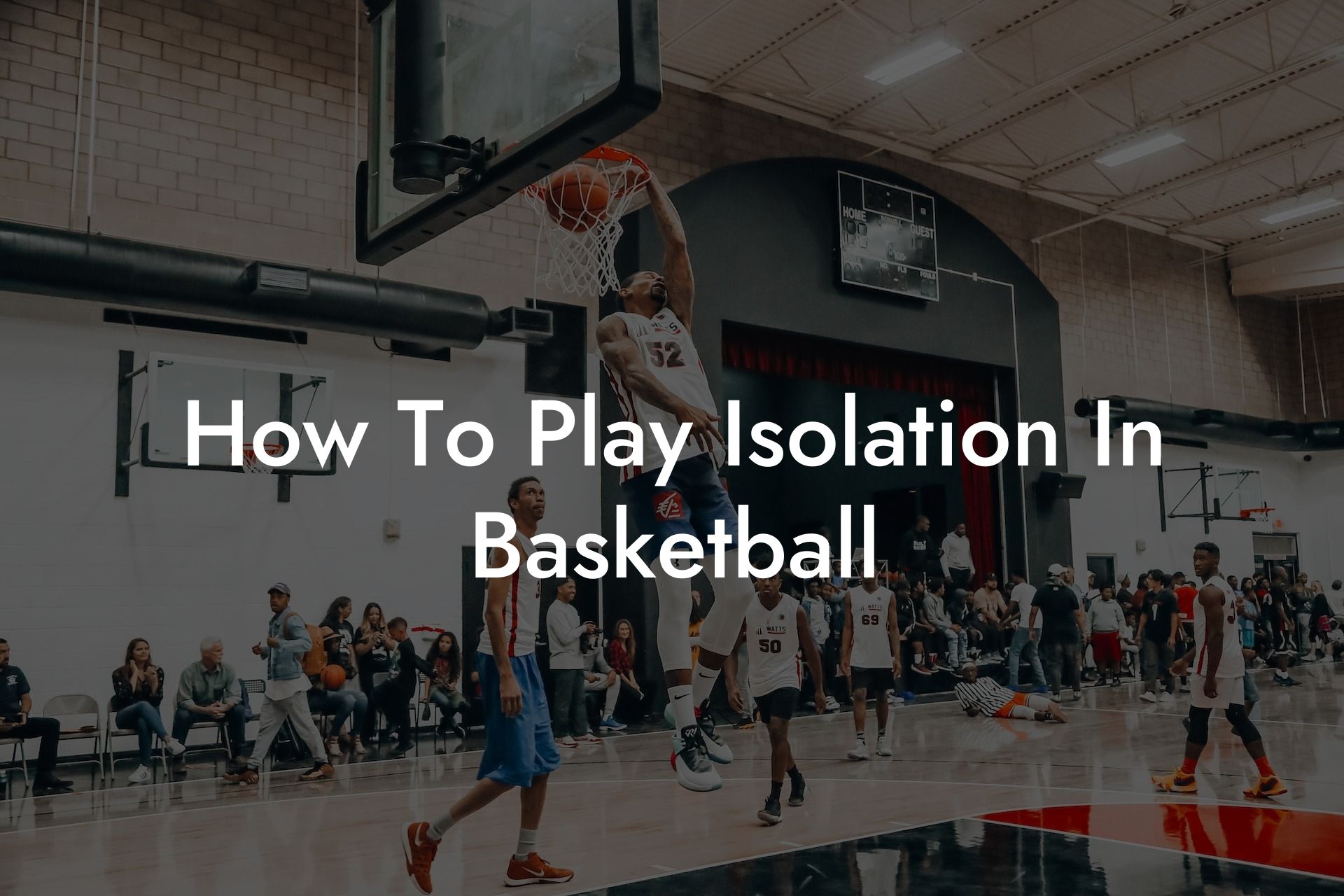 How To Play Isolation In Basketball Coach Alex Basketball Coaching