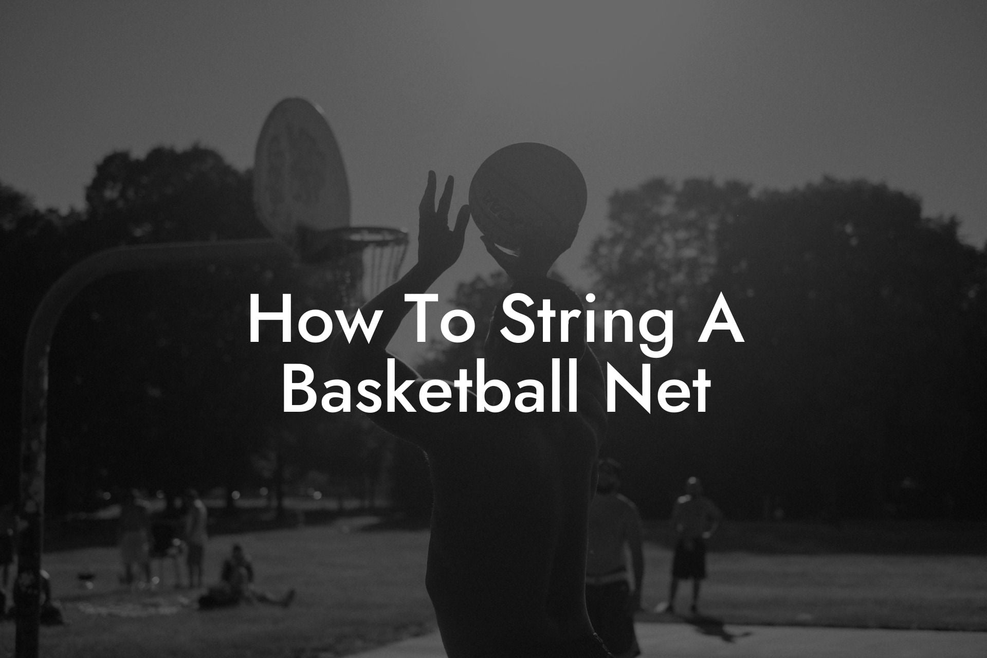 How To String A Basketball Net Coach Alex Basketball