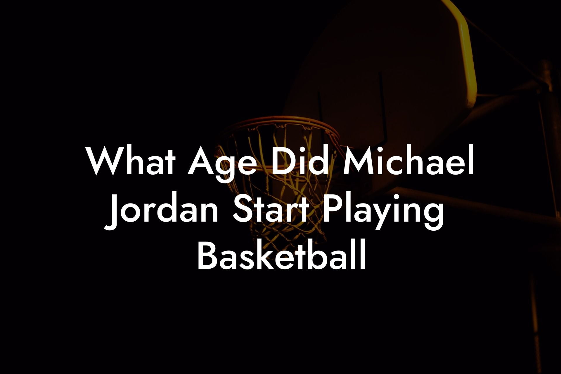 what year did michael jordan start playing in the nba