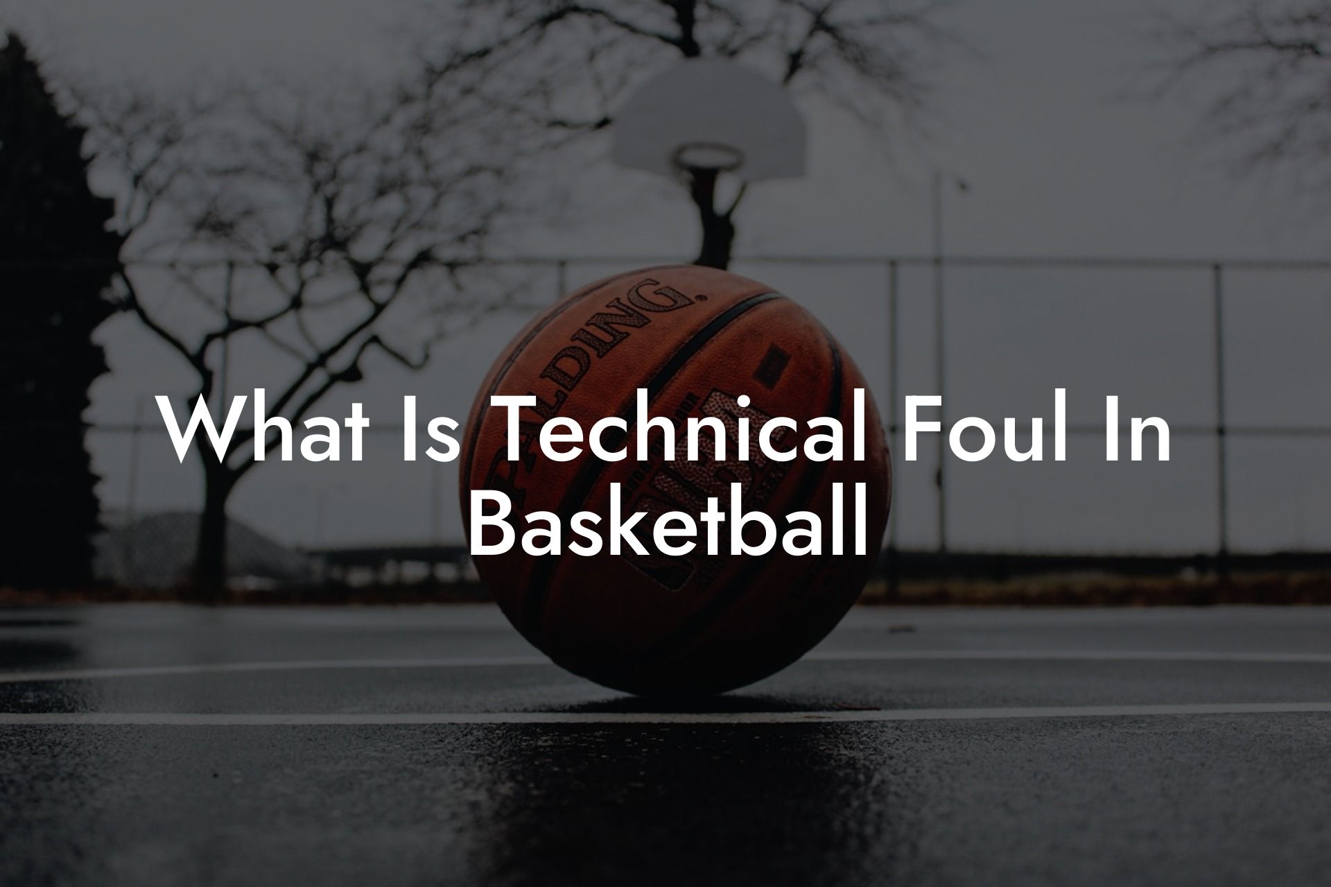What Is Technical Foul In Basketball Coach Alex Basketball