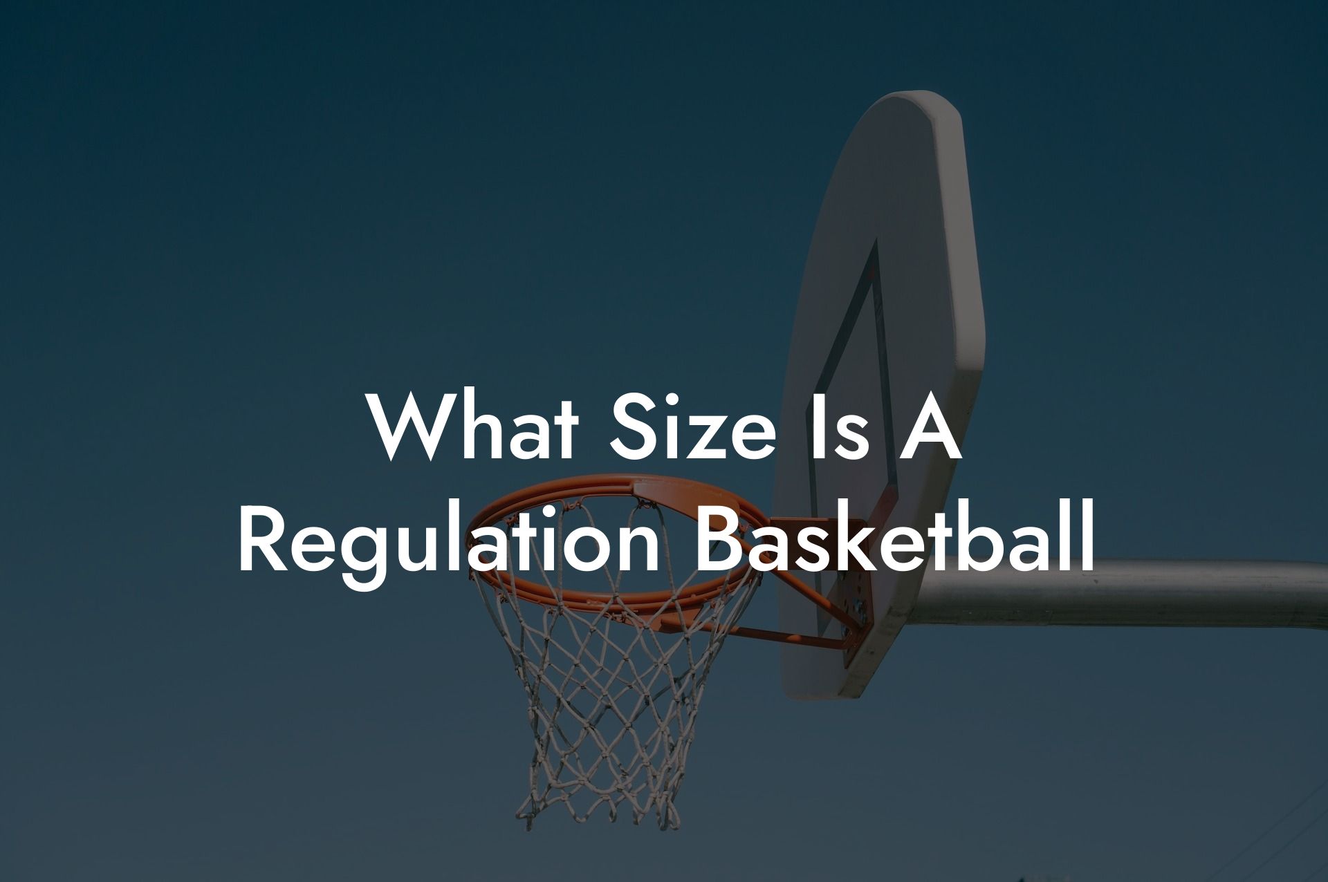 What Size Is A Regulation Basketball Coach Alex Basketball Coaching